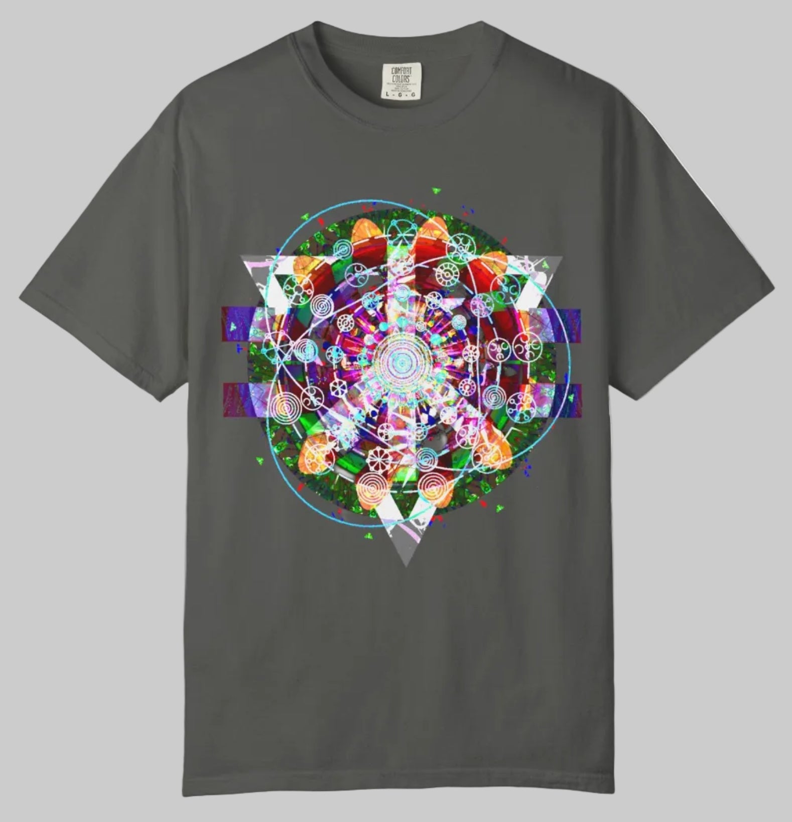 Psychedelic Crystal Mandala T-Shirt