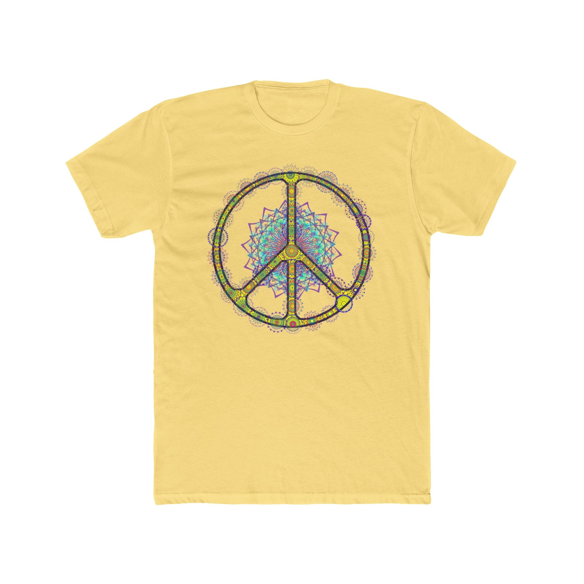 Peace Symbol Mandala Tee — Psychedelic Hippie Peace Sign T-Shirt