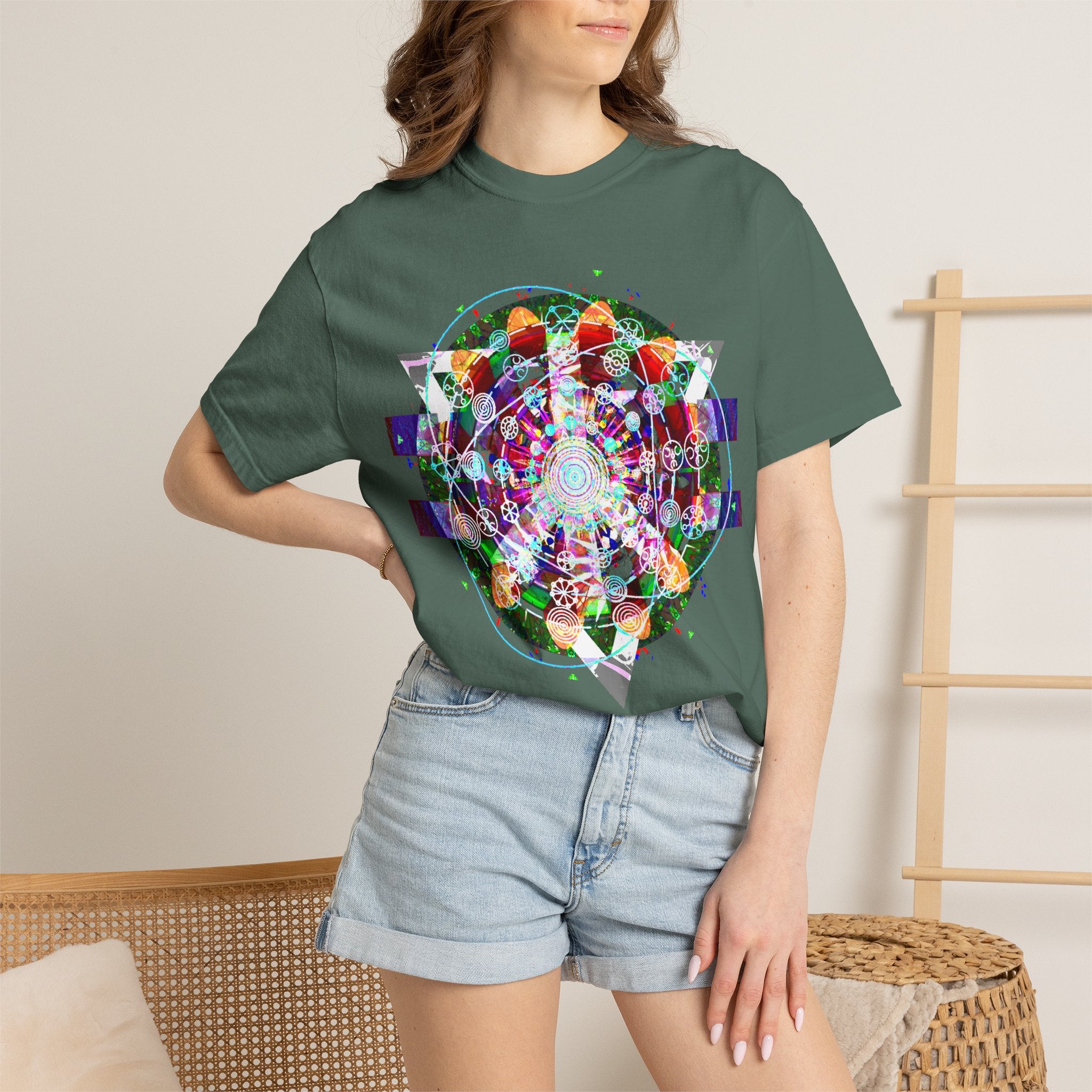 Psychedelic Crystal Mandala T-Shirt