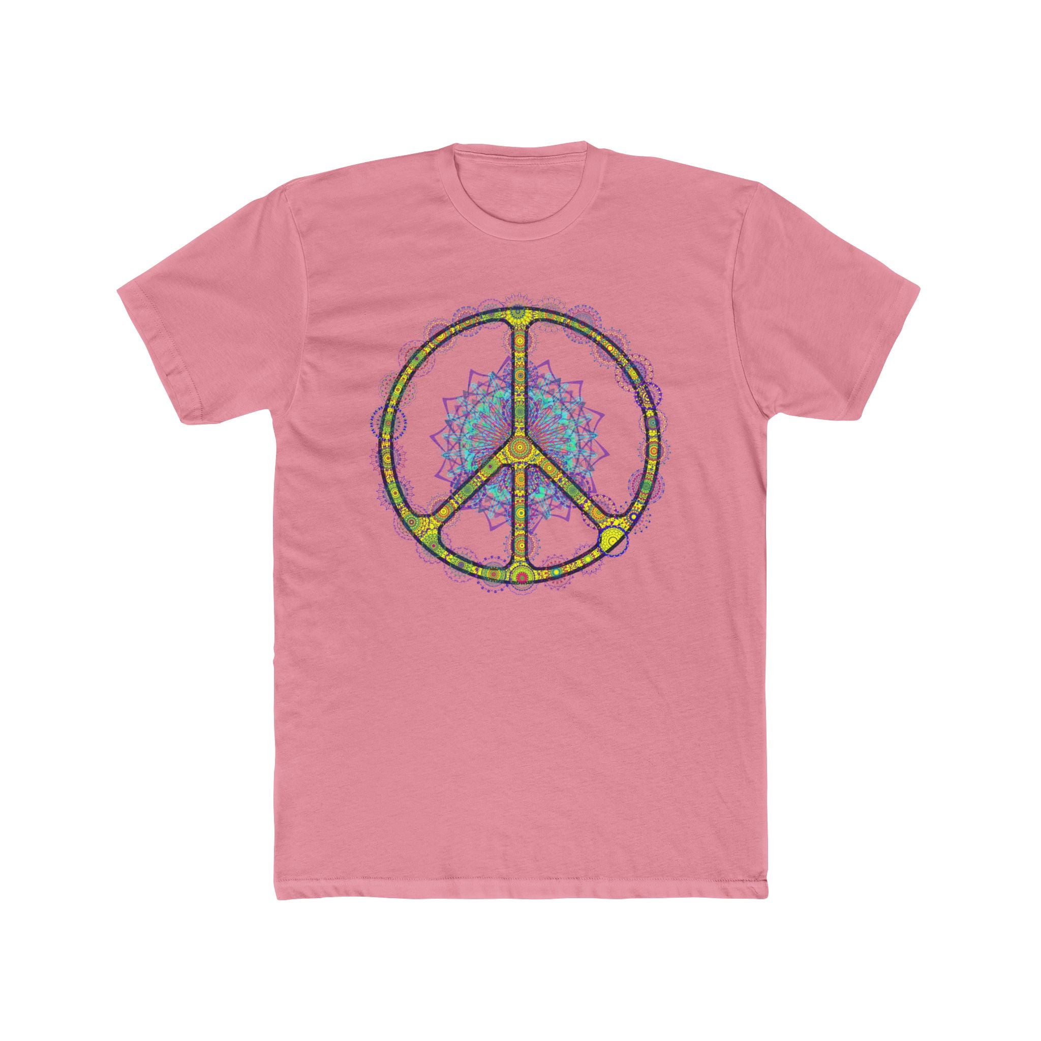Peace Symbol Mandala Tee — Psychedelic Hippie Peace Sign T-Shirt