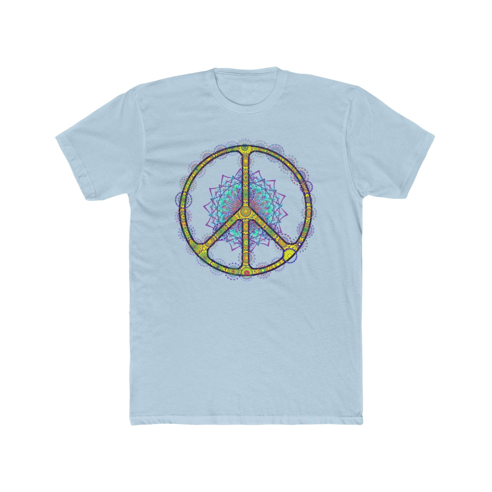 Peace Symbol Mandala Tee — Psychedelic Hippie Peace Sign T-Shirt