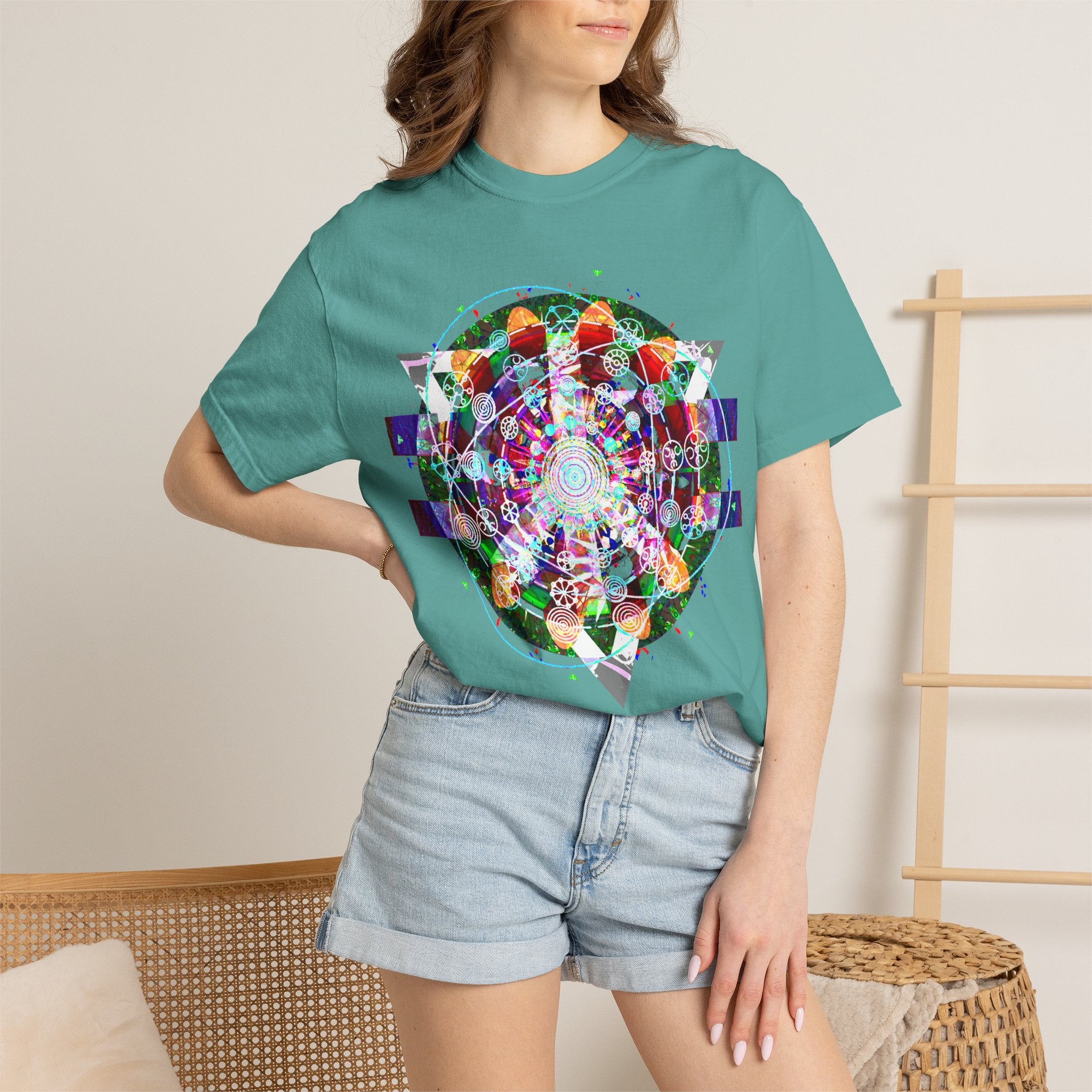 Psychedelic Crystal Mandala T-Shirt