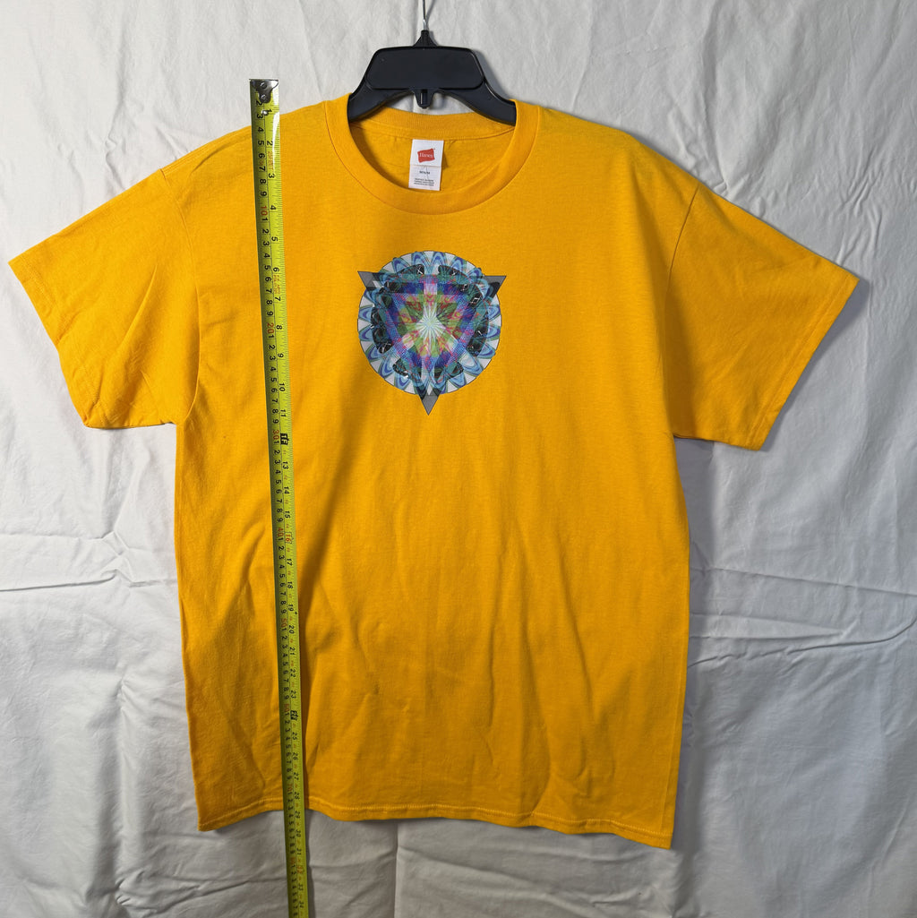 Tetrahedron Star Mandala Tee – bentSignal Sacred Geometry Graphic Shirt