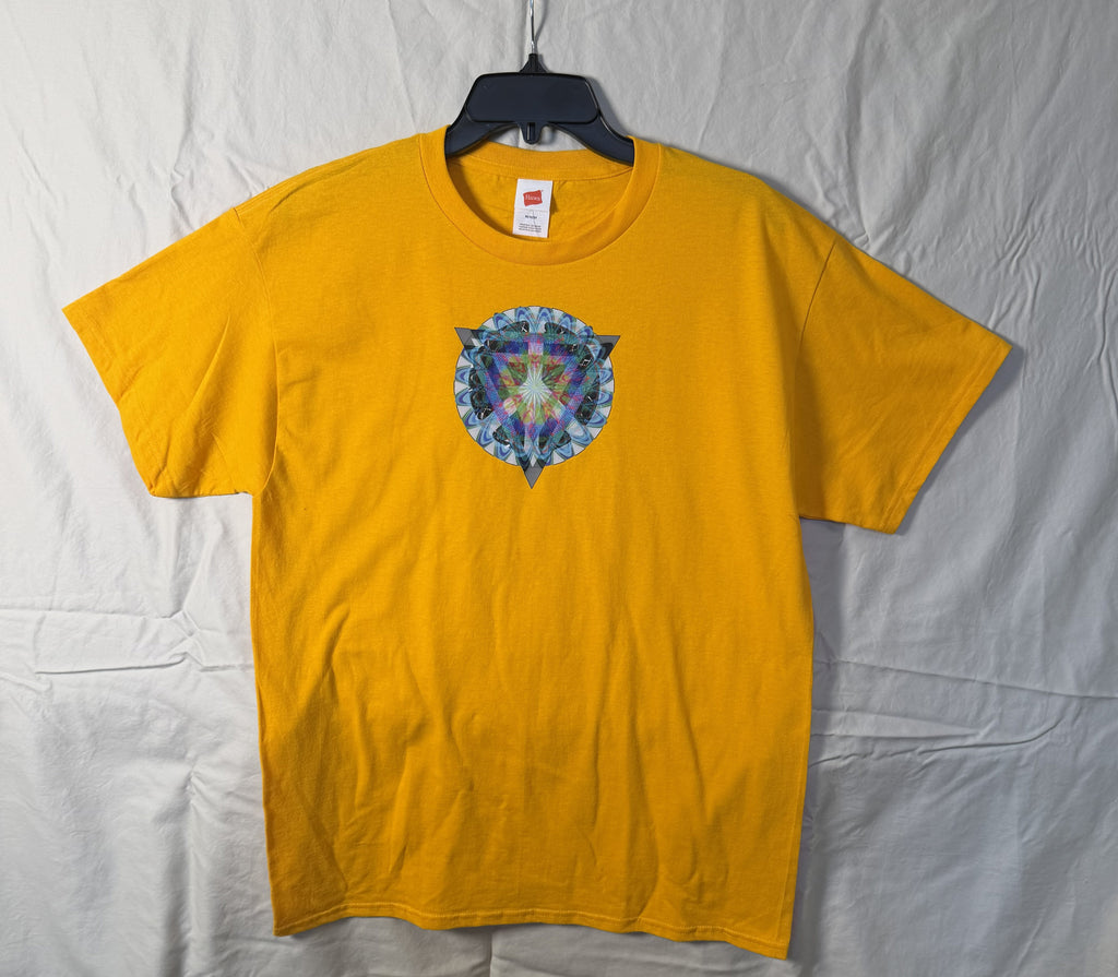 Tetrahedron Star Mandala Tee – bentSignal Sacred Geometry Graphic Shirt