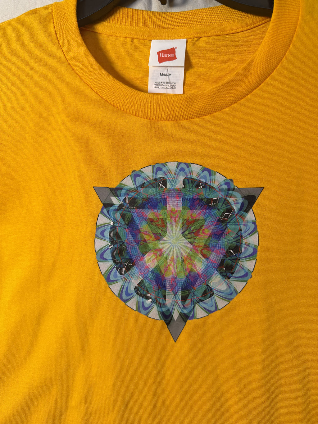 Tetrahedron Star Mandala Tee – bentSignal Sacred Geometry Graphic Shirt