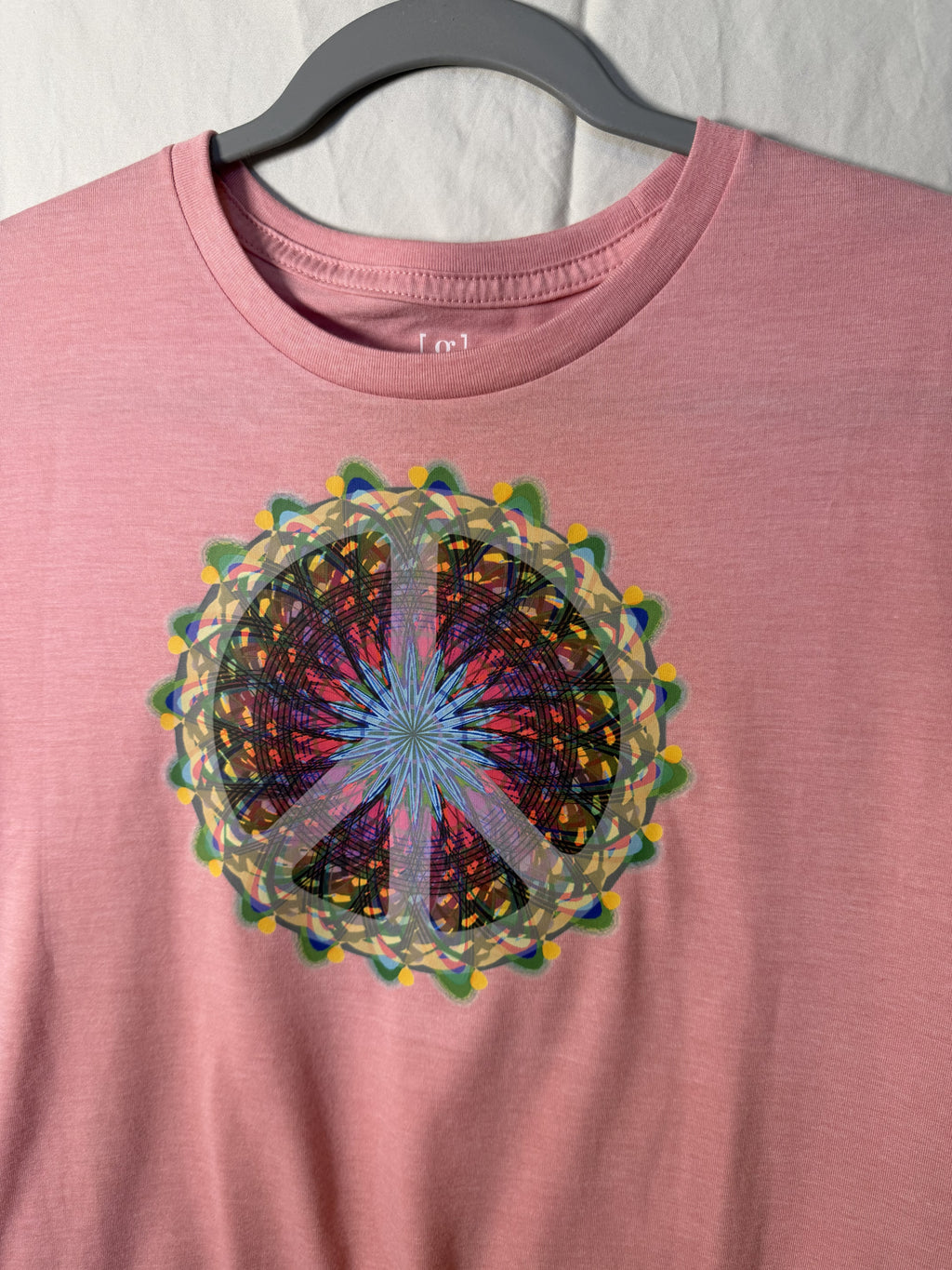 Mandala Peace Sign Tee – bentSignal Sacred Geometry Graphic Shirt