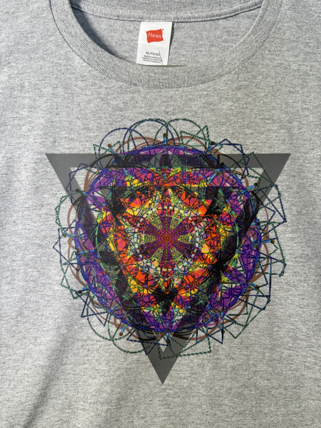 Triangle Mandala Tee – bentSignal Psychedelic Sacred Geometry Shirt