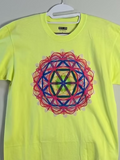 Flower of Life Grid Tee – bentSignal Sacred Geometry Graphic Shirt