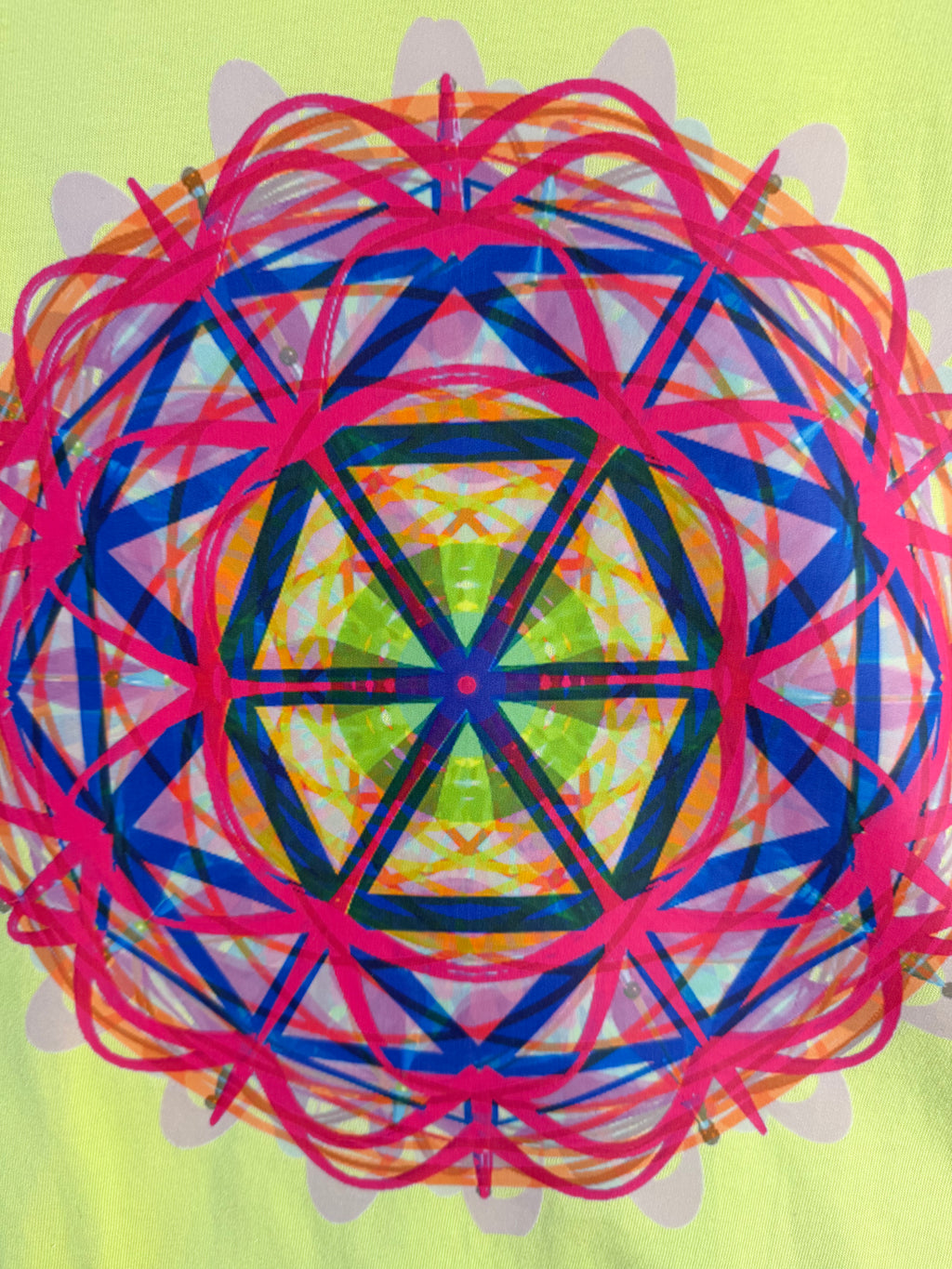 Flower of Life Grid Tee – bentSignal Sacred Geometry Graphic Shirt