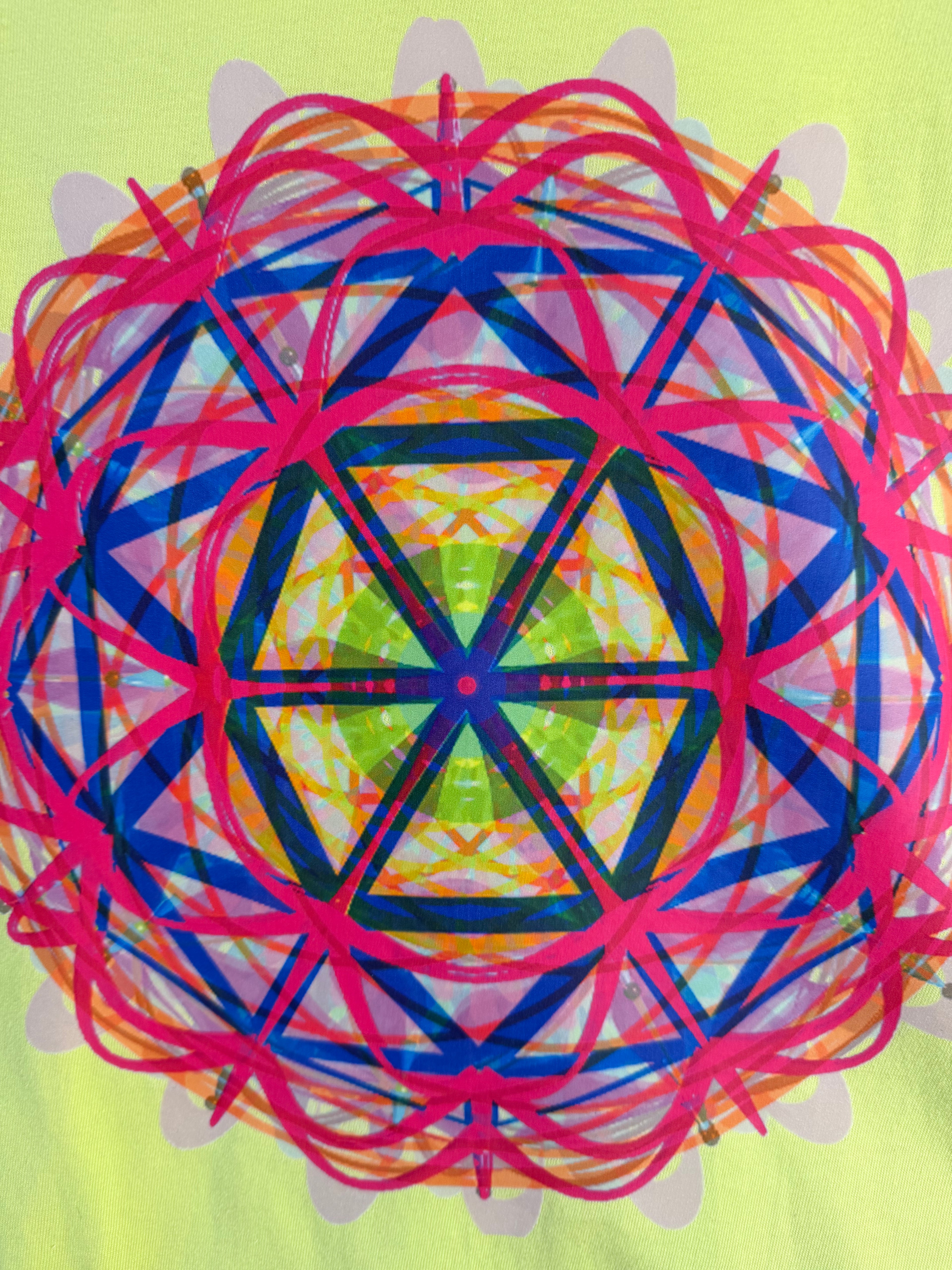 Flower of Life Grid Tee – bentSignal Sacred Geometry Graphic Shirt