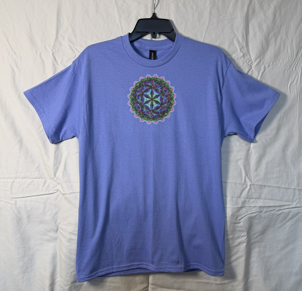 Flower of Life Sphere Tee – bentSignal Sacred Geometry Graphic Shirt