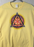 Sunburst Triangle Mandala Tee – bentSignal Sacred Geometry Graphic Shirt