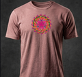 Star Mandala Icosahedron Tee – bentSignal Colorful Sacred Geometry Shirt